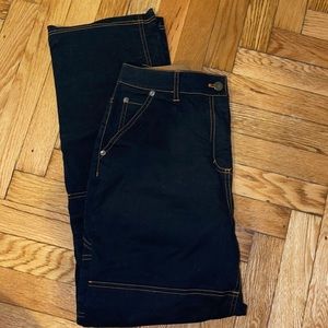 Wildfang straight black utility pants